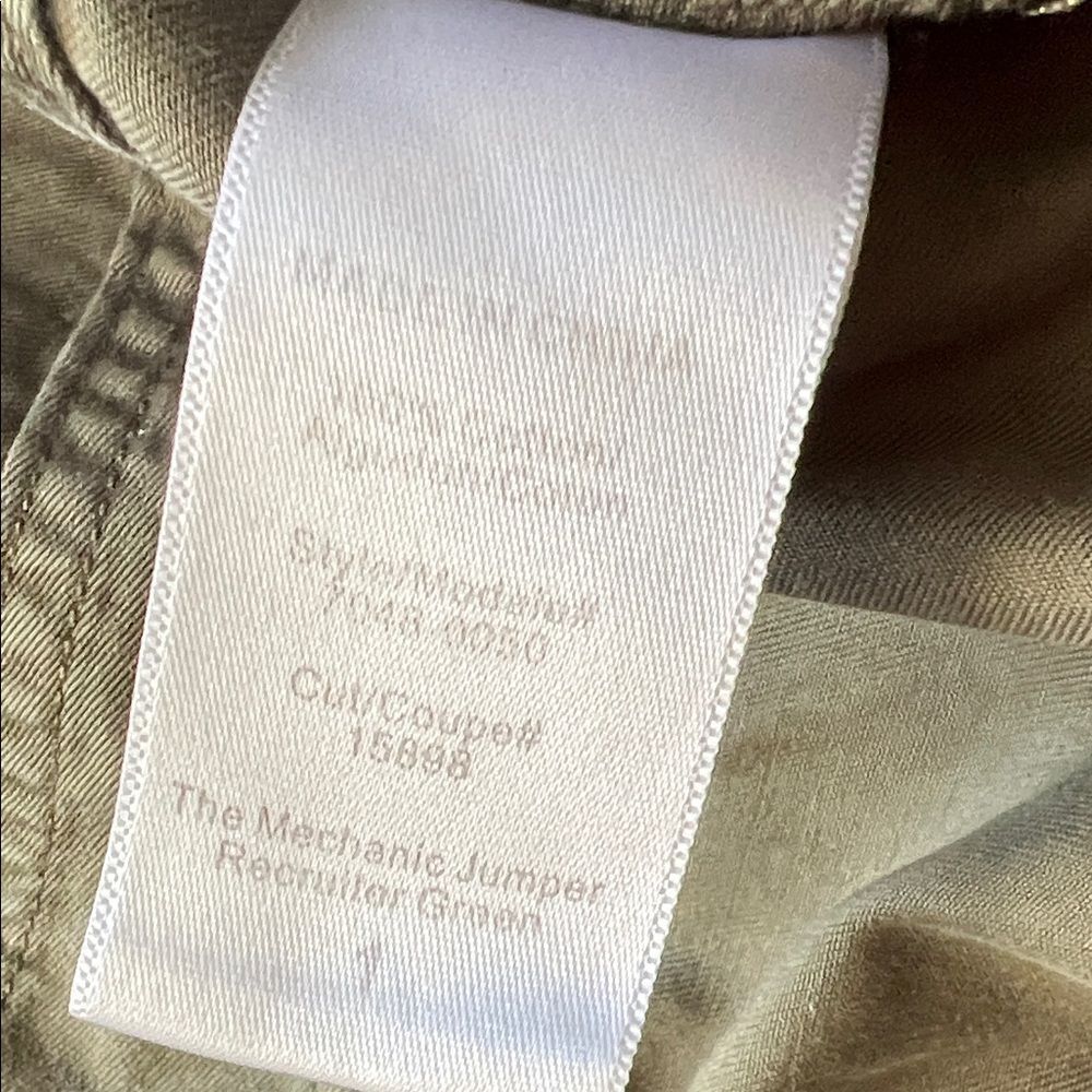 Like New! Current/Elliott The Mechanic Cotton Twill Jumpsuit Army Green Size 1 - Picture 12 of 15